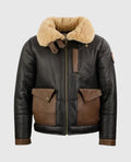 Men's B3 Aviator Shearling Bomber Jacket | Sheepskin Leather