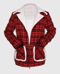 Deadpool Ryan Reynolds Wade Wilson Red Shearling Jacket