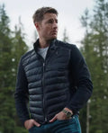 Justin Hartley Tracker Black Puffer Jacket