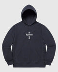 Supreme Cross Box Logo Hooded Sweatshirt