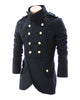 Glowrexs Double Breasted Half Captains Casual Coat