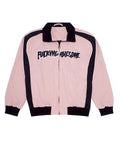 Glowrexs Fucking Awesome Two Tone Warm Up Pink and Black Jacket