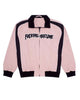 Glowrexs Fucking Awesome Two Tone Warm Up Pink and Black Jacket