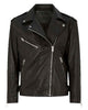 Glowrexs Mint Velvet Oversized Leather Jacket