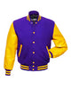Glowrexs Classic Varsity Purple and Yellow Jacket