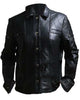 Glowrexs Alita Battle Angel Rosa Salazar Black Leather Jacket