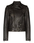 Glowrexs Distressed Brown Leather Jacket Womens