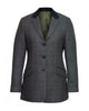 Glowrexs Women’s Blue Tweed Jacket Lomond Leather Jacket