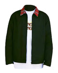 Glowrexs Stranger Things Plaid Collar Hellfire Club Jacket