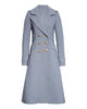 Glowrexs Bull S06 Geneva Carr Double Breasted Grey Wool Coat
