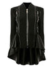 Glowrexs Elizabeth Copeland WWE Peplum Leather Jacket