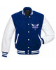 Glowrexs Charlotte Hornets NBA Letterman Blue and White Jacket