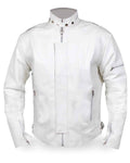 Glowrexs Men's Daft Punk Leather Jacket