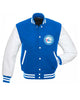 Glowrexs Blue and White Philadelphia 76ers Letterman Jacket