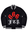 Glowrexs FTP Gino 666 Black Wool Jacket
