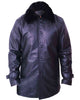 Glowrexs Black Fur Collar Blazer Coat