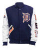 Glowrexs Detroit Tigers Letterman Logo Jacket
