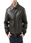 Men's Leathers A-2 Leather Flight Bomber Jacket