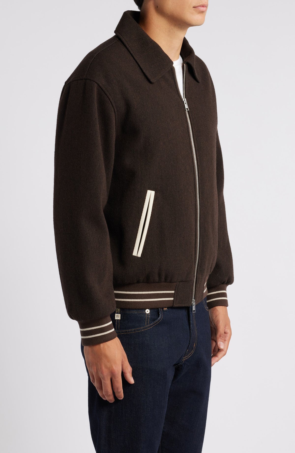 Premium Wool Blend Varsity Jacket