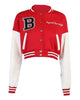 Glowrexs Beyond The Range Cropped Letterman Jacket