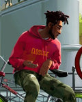 Entergalactic Kid Cudi Red Hoodie