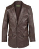 Glowrexs Mens Brown Leather Blazer