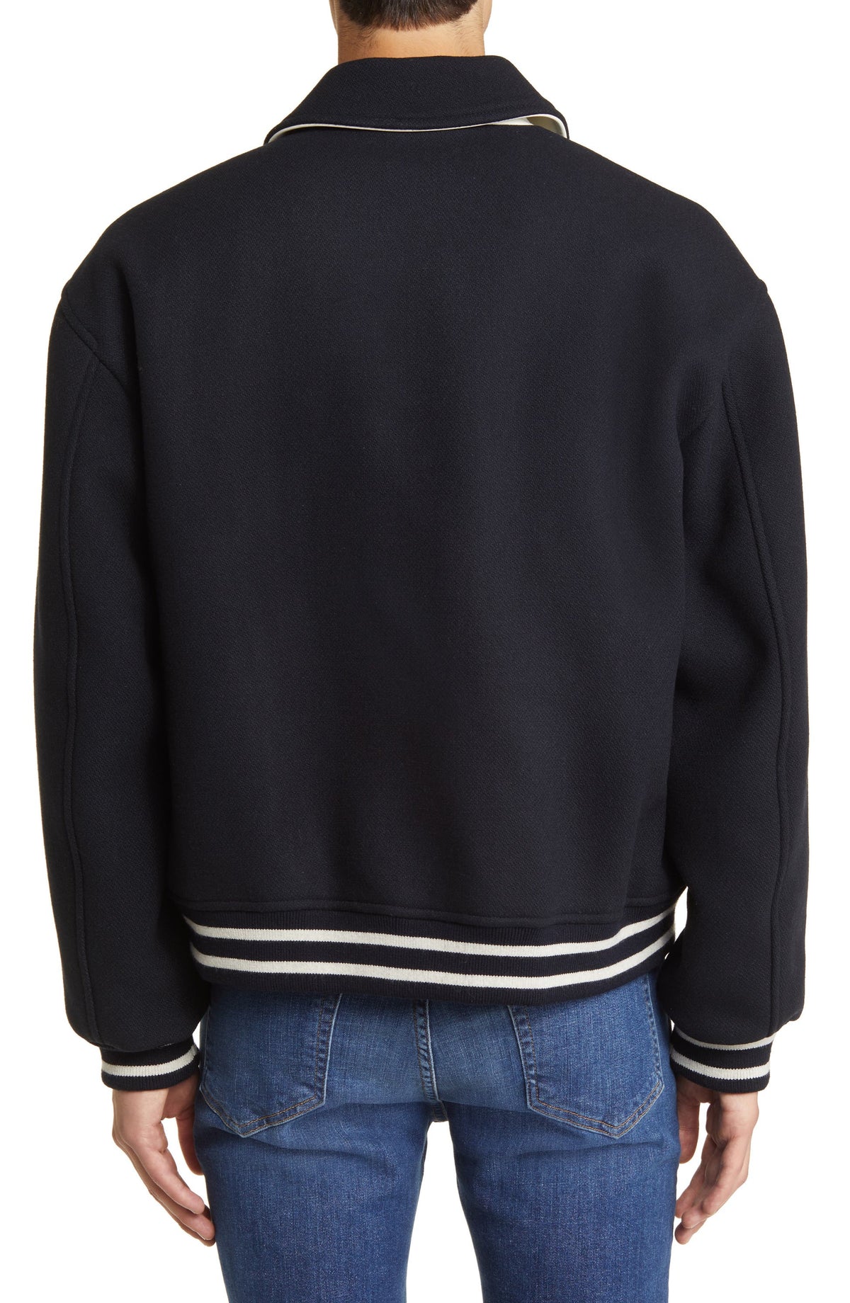 Glexo Fall Wool Blend Varsity Jacket