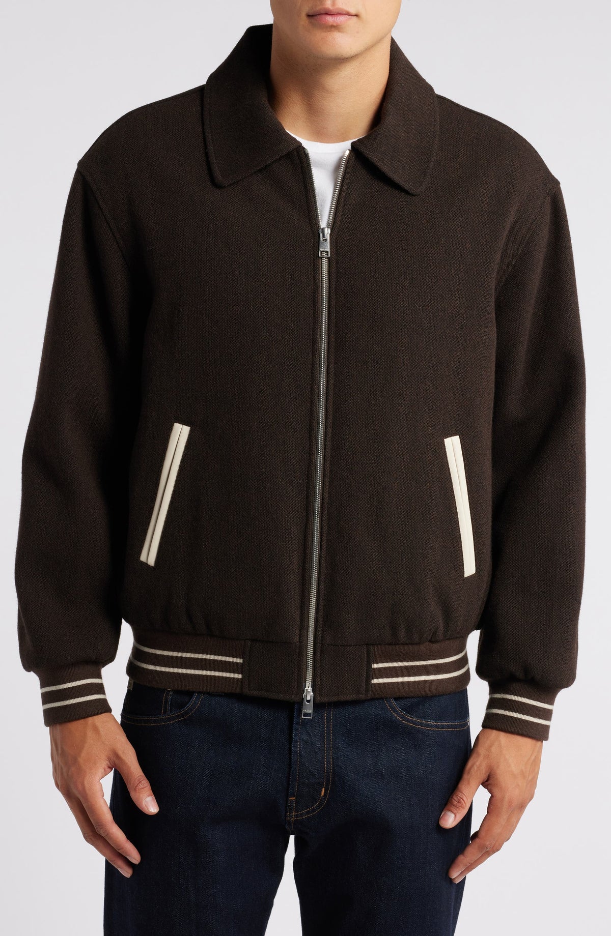 Premium Wool Blend Varsity Jacket