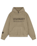 Glowrexs Visionary Crystal Hoodie - Clay