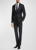 Emporio Armani Men's Super 130s Wool Two-piece Classic Fit Suit